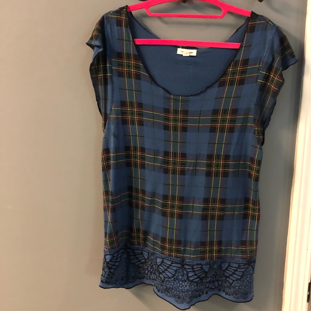 Silence & Noise blue loose fit tee, Size S